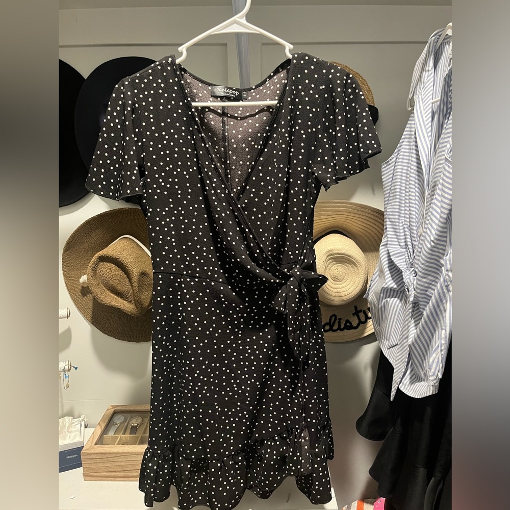 Polka Dot Wrap Dress